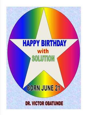 cover image of BORN JUNE 21